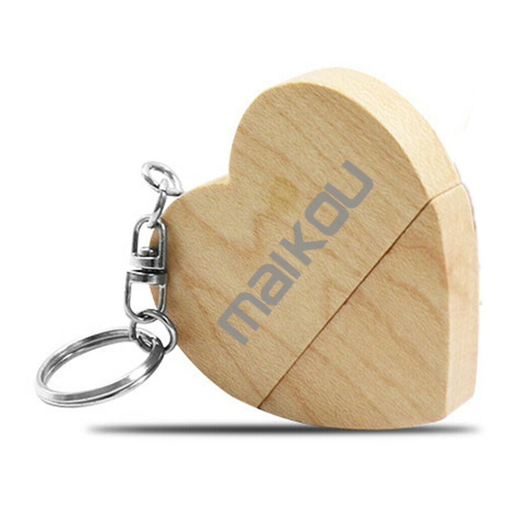 64GB Heart-Shaped USB Flash Drive USB 3.0 Pen Drive