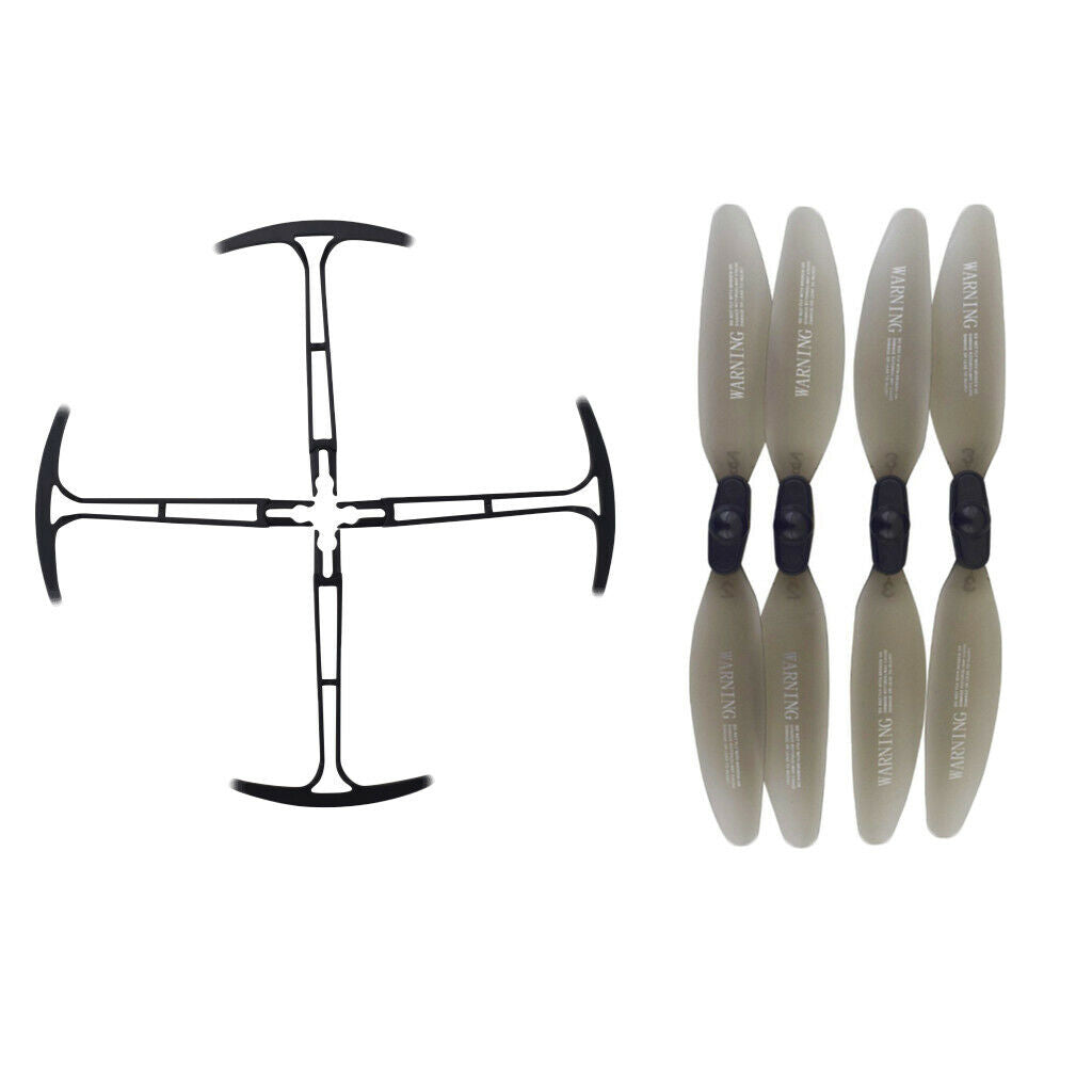 Pack of 4 spare propellers + propeller bumper for HS175 D65 SYMA X500 X30