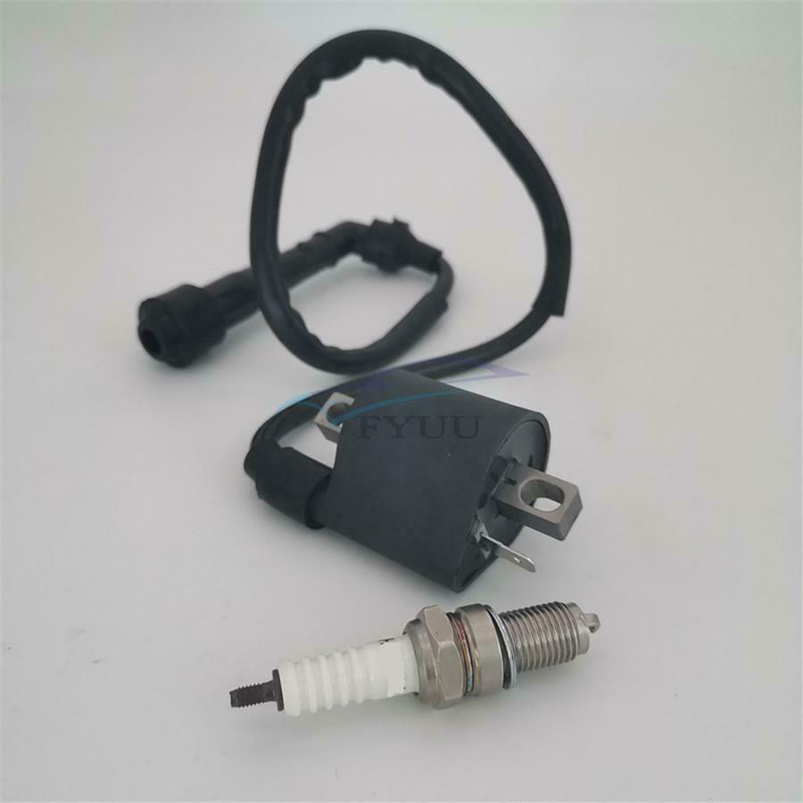 Ignition Coil W/ Spark Plug For Yamaha Raptor 660R YFM660R Grizzly 660 YFM660FA
