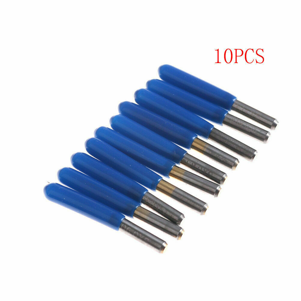 10 PiÃ¨ces / Lot 3.175mm Carbure De PCB Embouts de Gravure CNC Routeur Outil 10