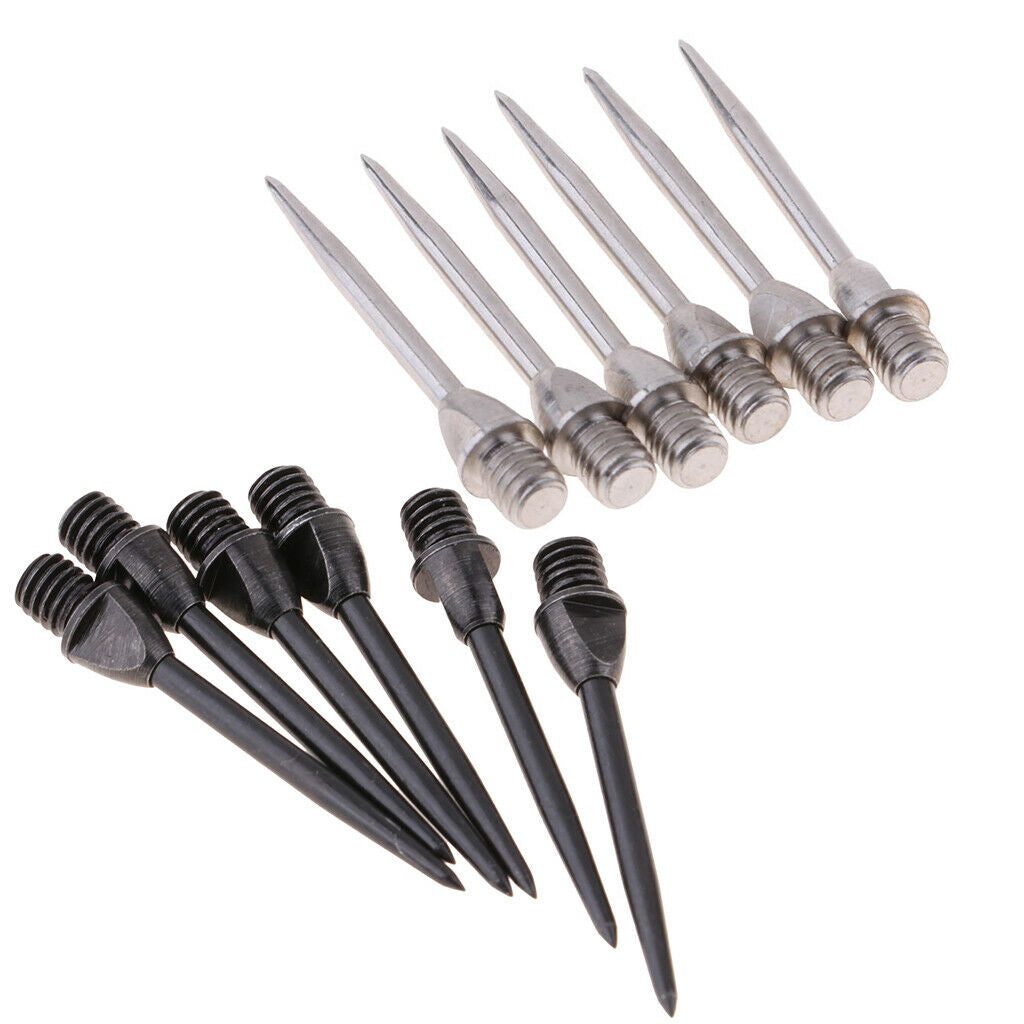 12x Darts Steel Points Standard Conversion Point Dart Tips Dartboards Parts