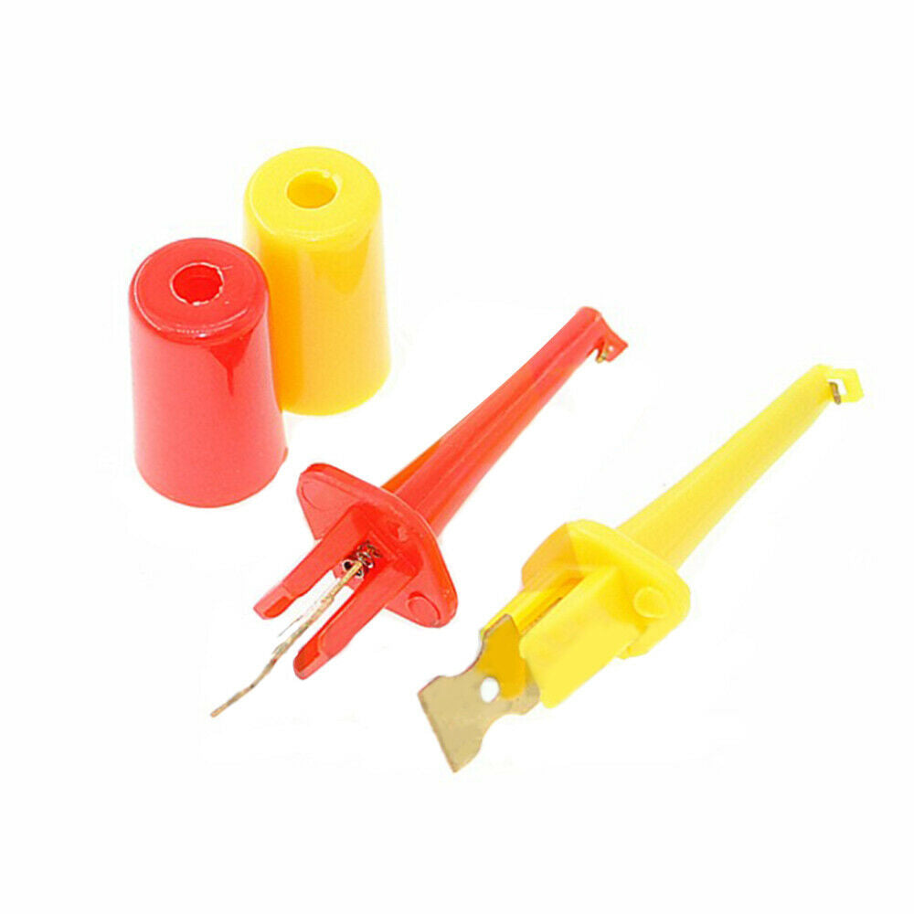 10PCS Clamp Lead Wire Cable Electronic Multimeter Grabber Test Probe Test Hook