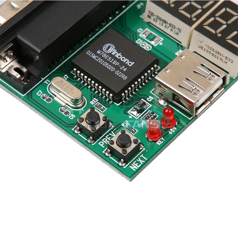 4-Digit Laptop PC Motherboard USB & PCI Analyser Diagnostic Card Tester