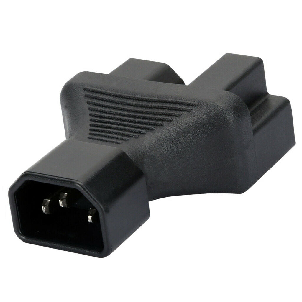 1 X IEC 320 C14 To C13 Male To Female AC Power Adapter
