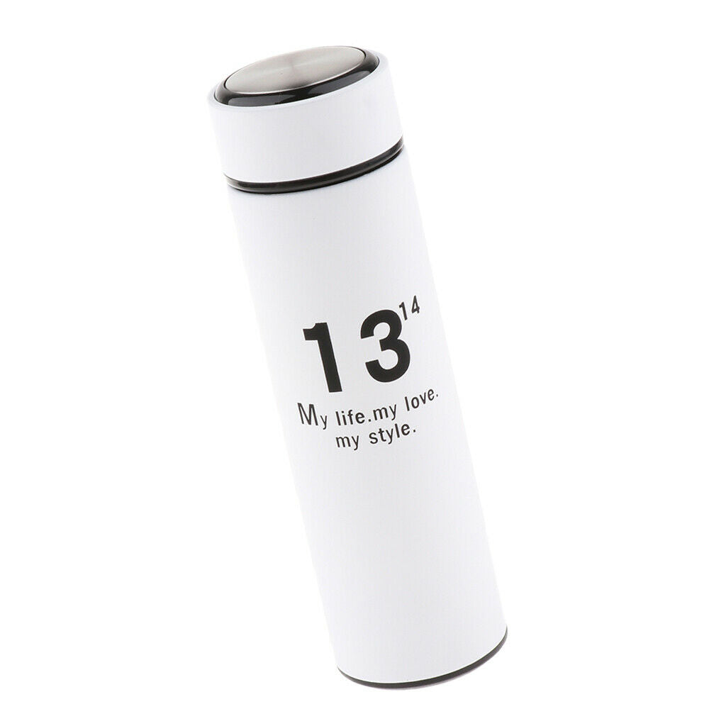 Stainless Steel Insulated Travel Mugs Tumbler Double Wall Water Cups White