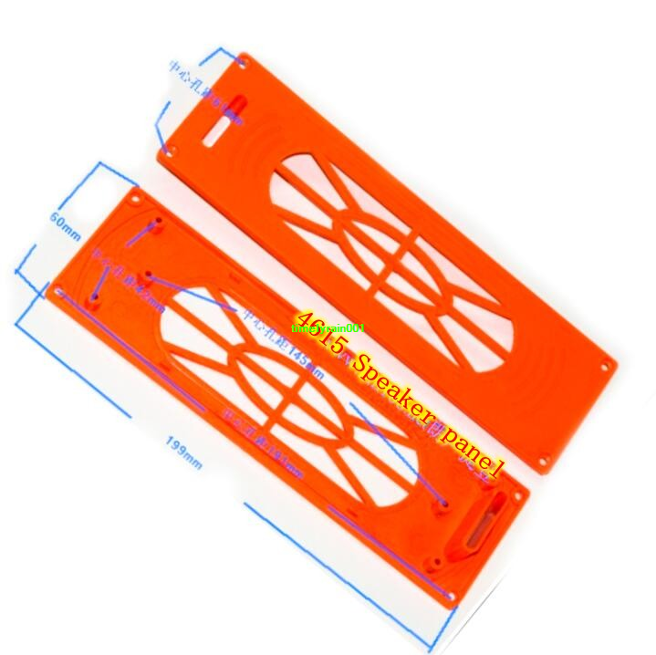 2pcs Orange 4615 speaker panel Audio panel Square panel