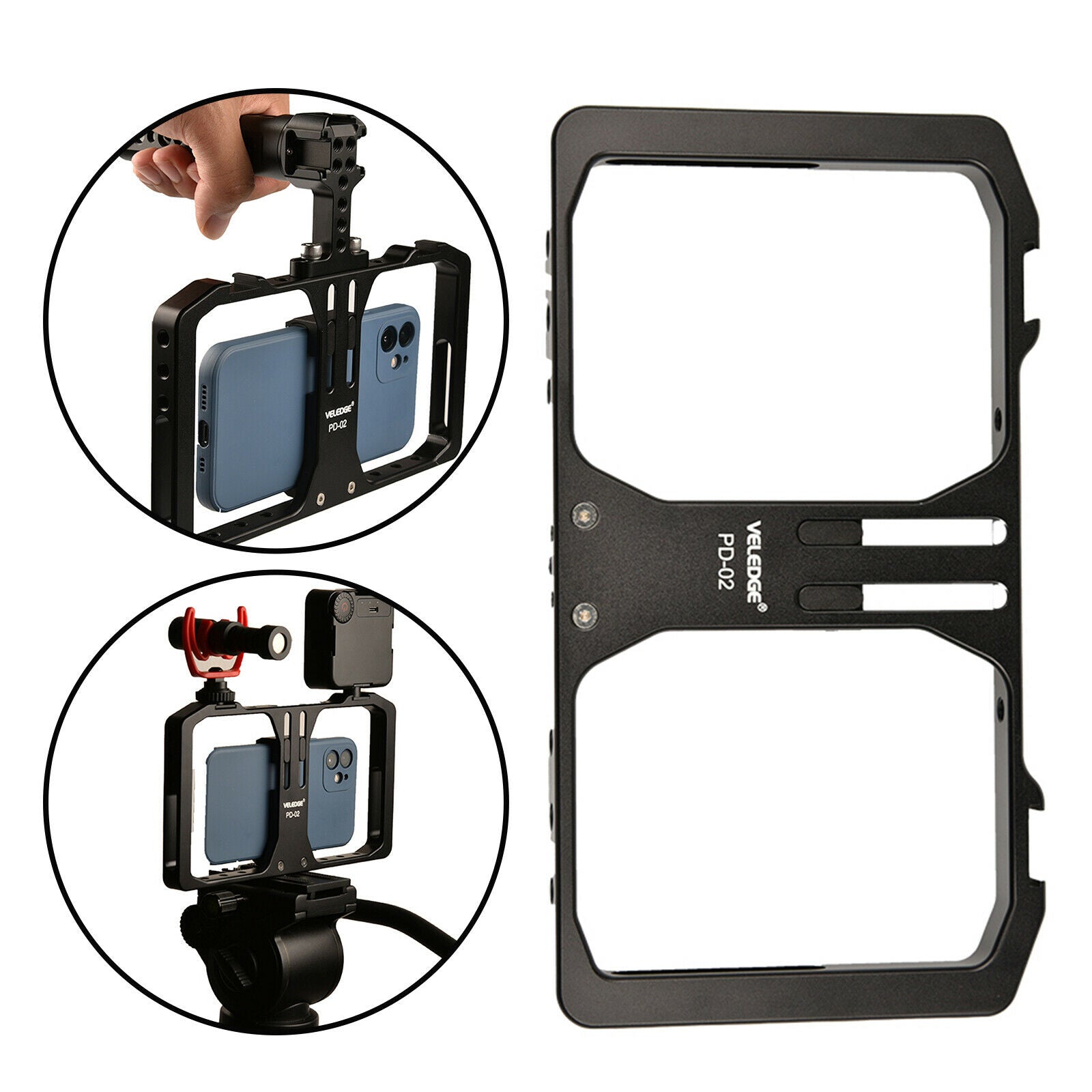 Smartphone Video Rig Video Recording for Video Grapher Photography Vlogging