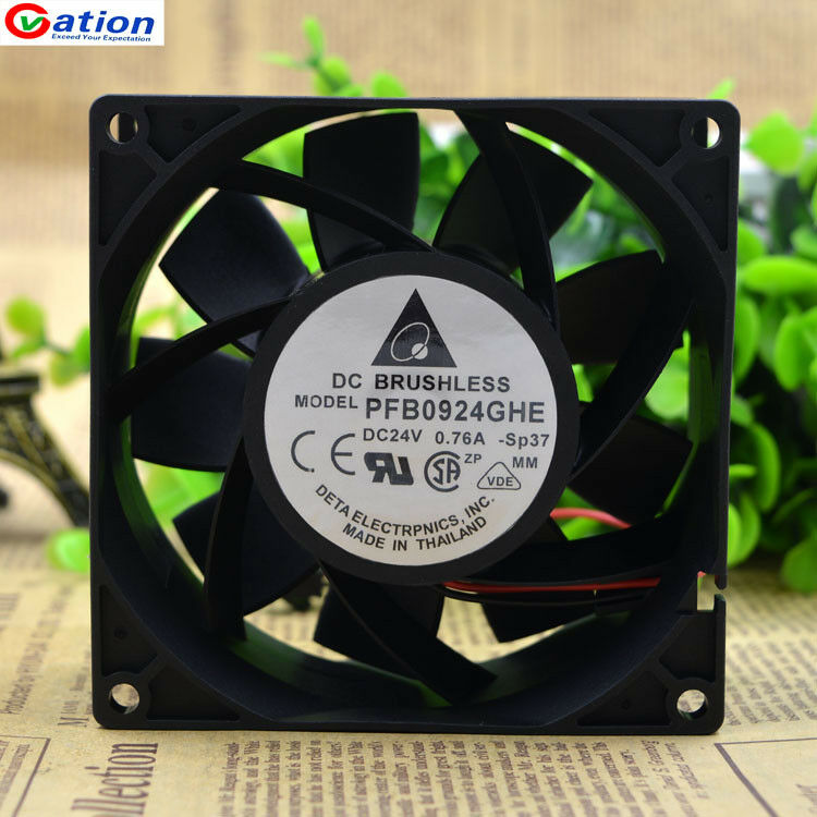For DELTA PFB0924GHE 24V 0.76A ABB ACS510/550 9238 9CM cooling fan