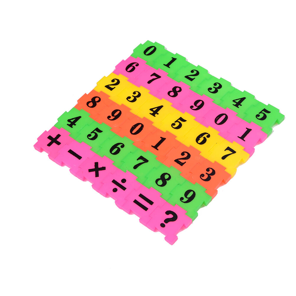 36x Kids Plane Numbers Play Jigsaw Puzzle Early Educational Arithmetic To.l8