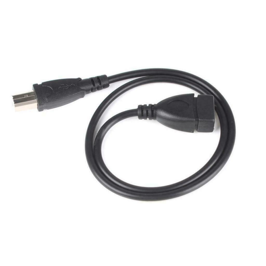USB 2.0 Type A Female to USB 2.0 Type B Male Scanner Printer Adapter Cable