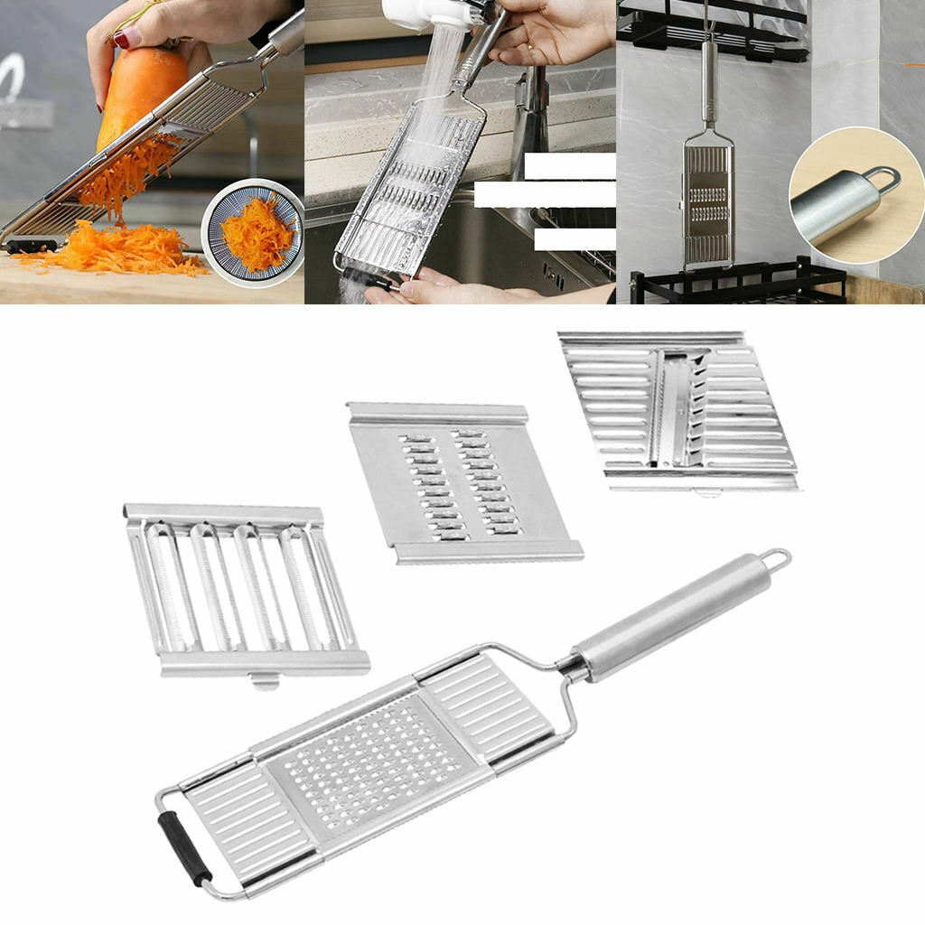 4 Blades Home Vegetable Slicer Adjustable Shredder for Fruits Salad Onion