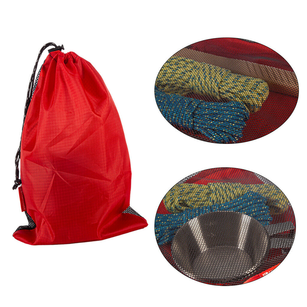 Outdoor Travel Stuff Sacks Drawstring Storage Bag Sundries Pouch Supplies