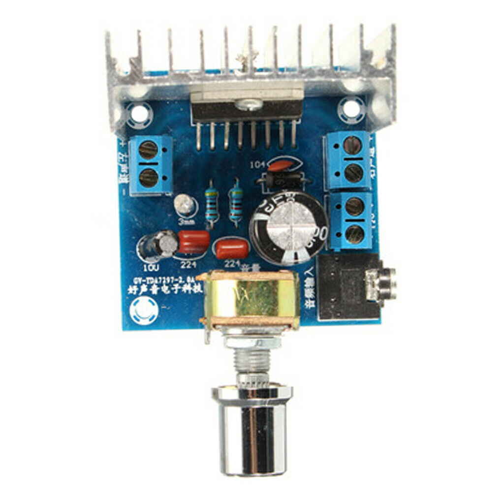 Car Digital Audio Amp Board DC 12V Dual Channel Stereo Power Amplifier DIY