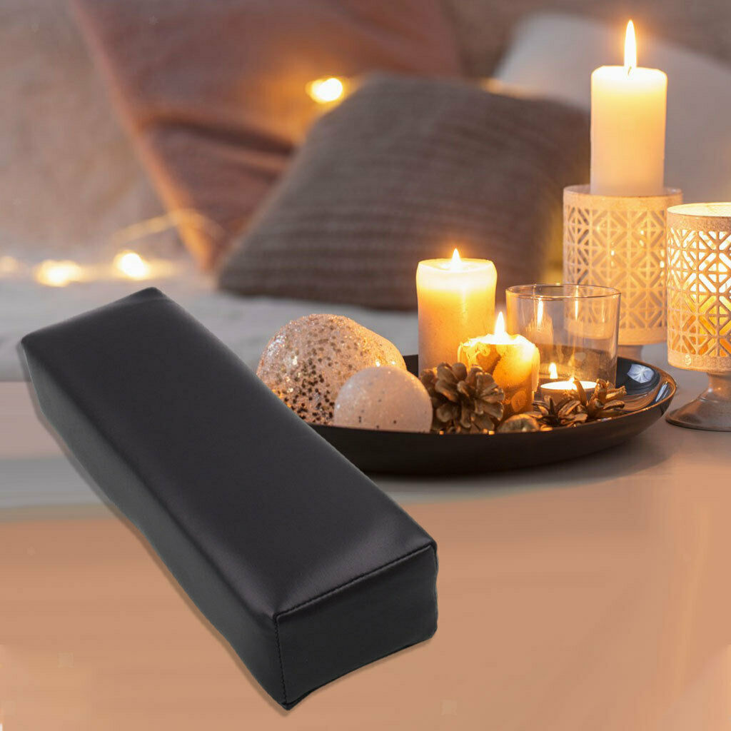 Nail Arm Rest Nail Rest Cushion Black Hand Pillow for Home Nail Technician