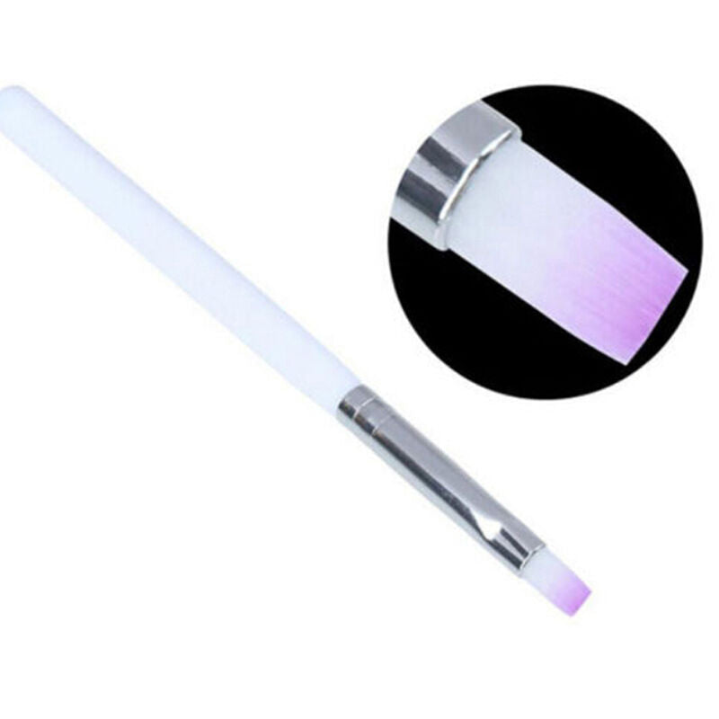 2X Acrylic UV Gel Nail Art Design Pen Polish Painting Brush Manicure Tools y Kt