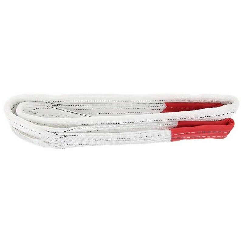 2M High-Strength Polypropylene Sling White 5 Tons Buckle Sling Flat Sling SuitS6
