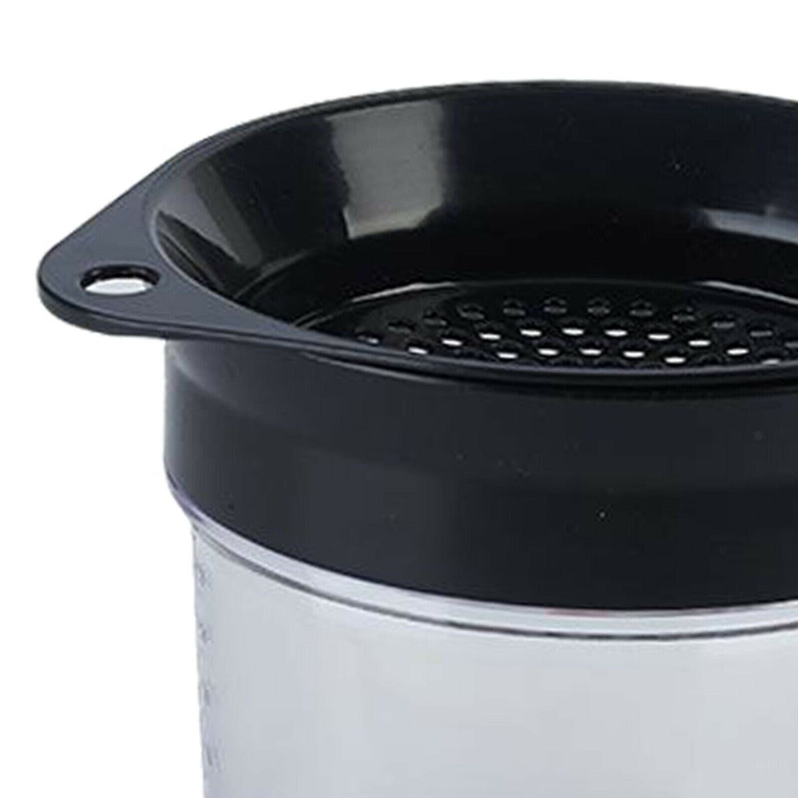 1L Oil Filter Pot Soup Cooking Grease Strainer Separator Kitchen