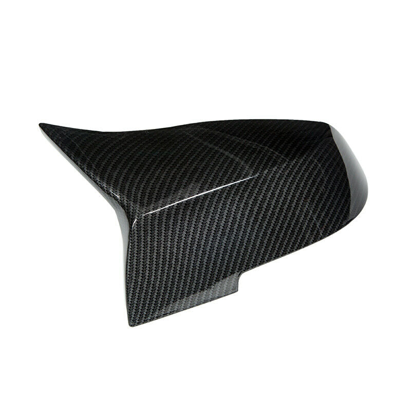 2X Carbon Fiber Rear Mirror Cover Caps LH&RH For BMW F20 F21 F22 F30 F32 F36