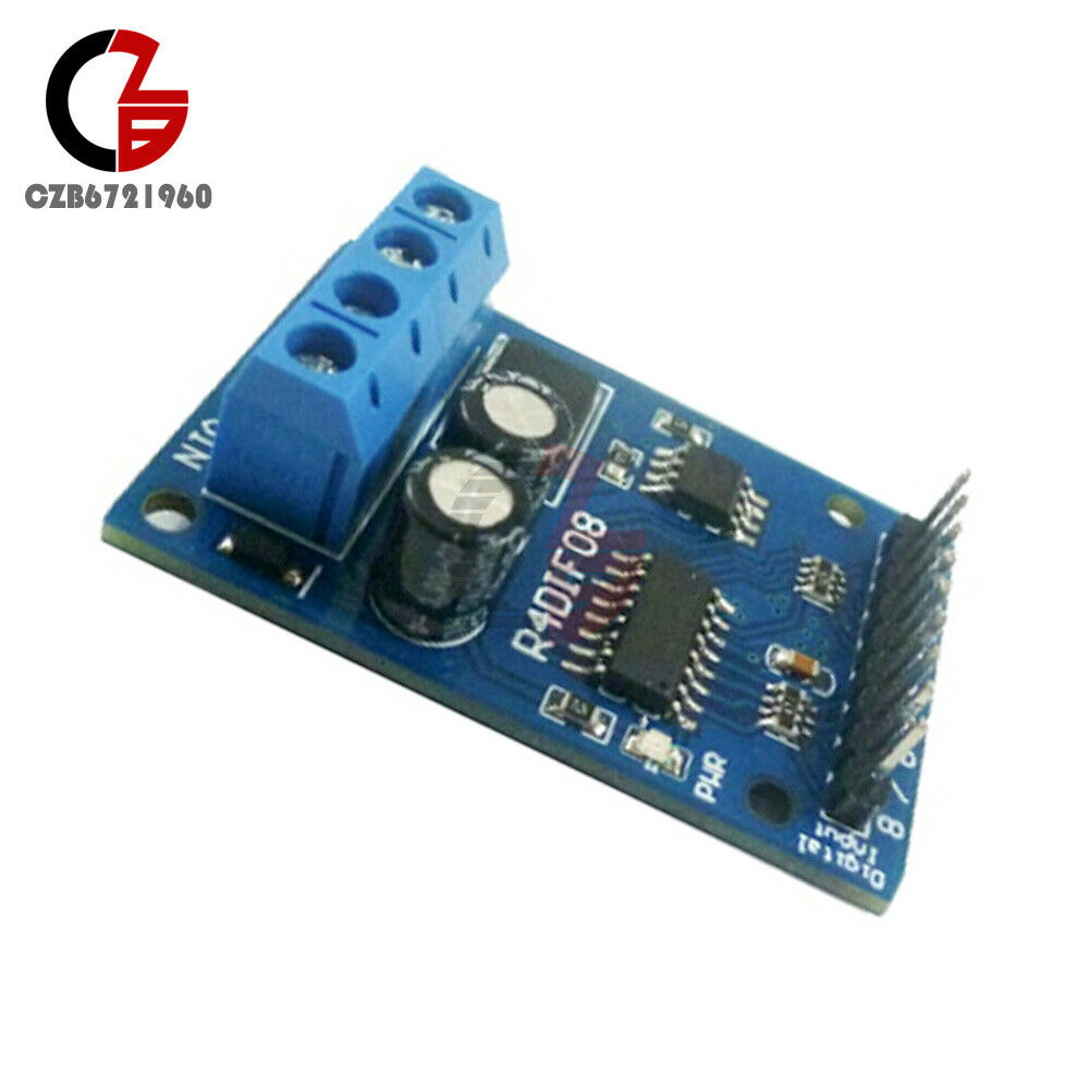 DC 12V 8 Digital to RS485 Acquisition Switch Board Modbus RTU TTL IO PLC Module