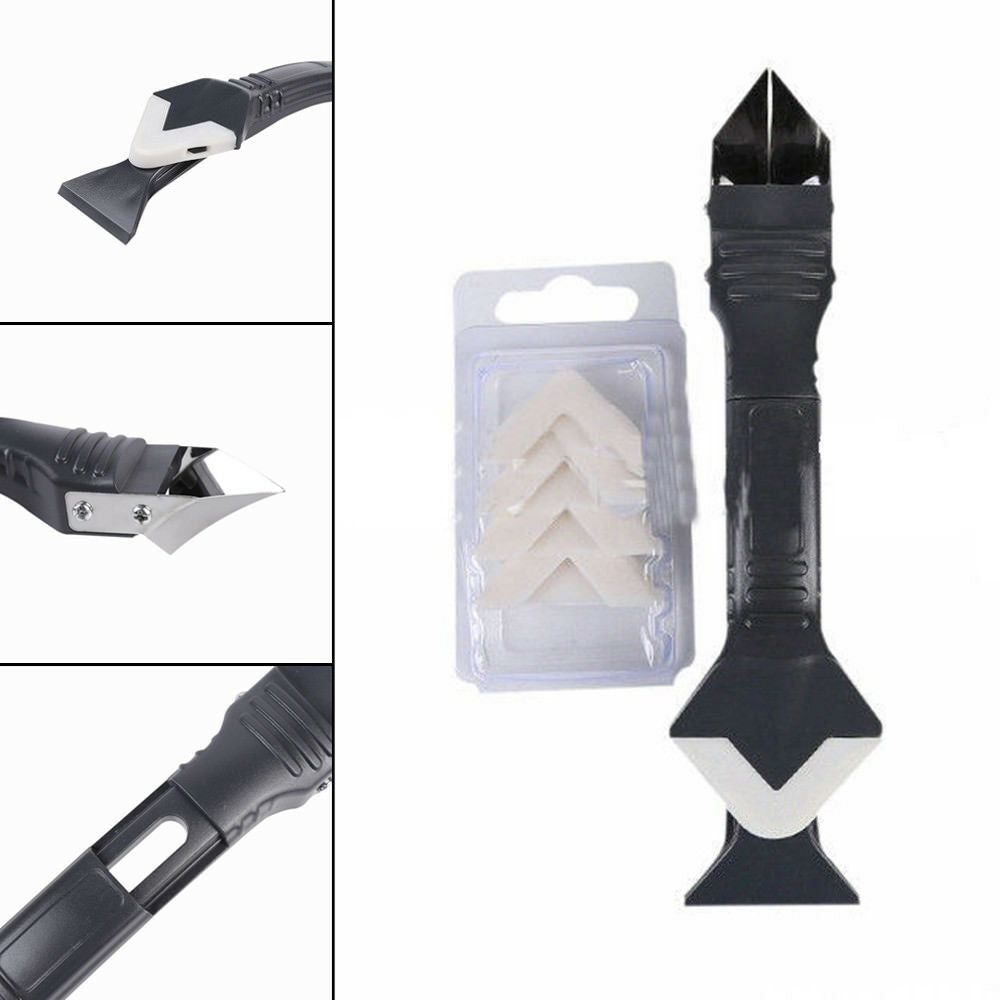 3 in 1 Sealant Angle Scraper Spreader Silicone Grout Caulk Tool Remover Spatula