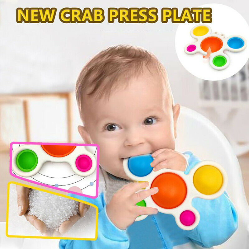 Infant Baby Toys Exercise Board Rattle Colorful Intelligence Development .l8