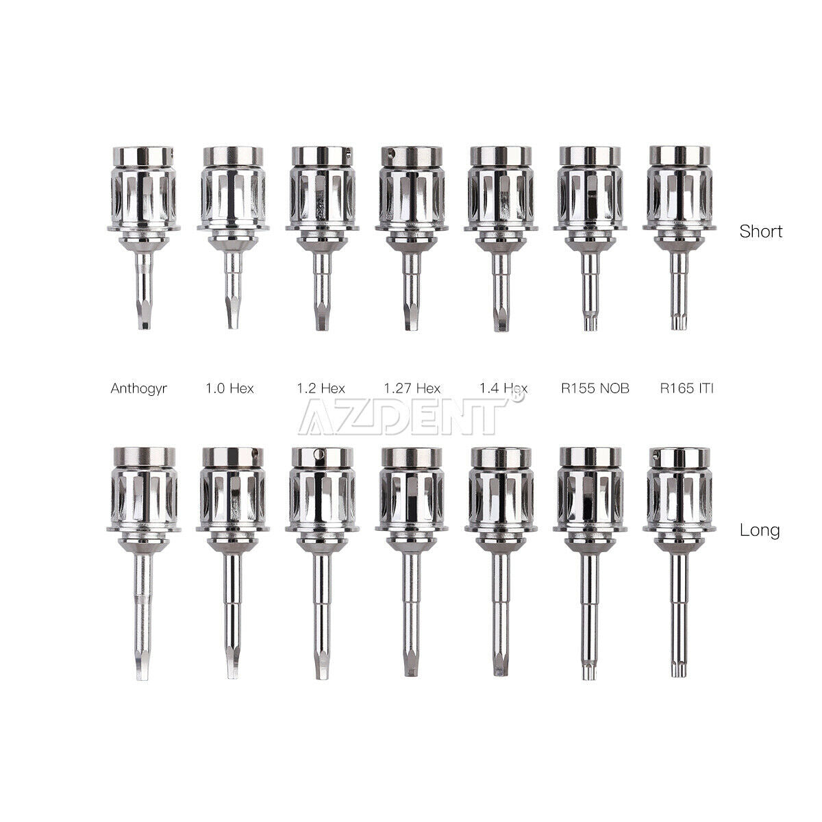 Dental Torque Wrench Ratchet 10-70NCM with 14pcs Drivers