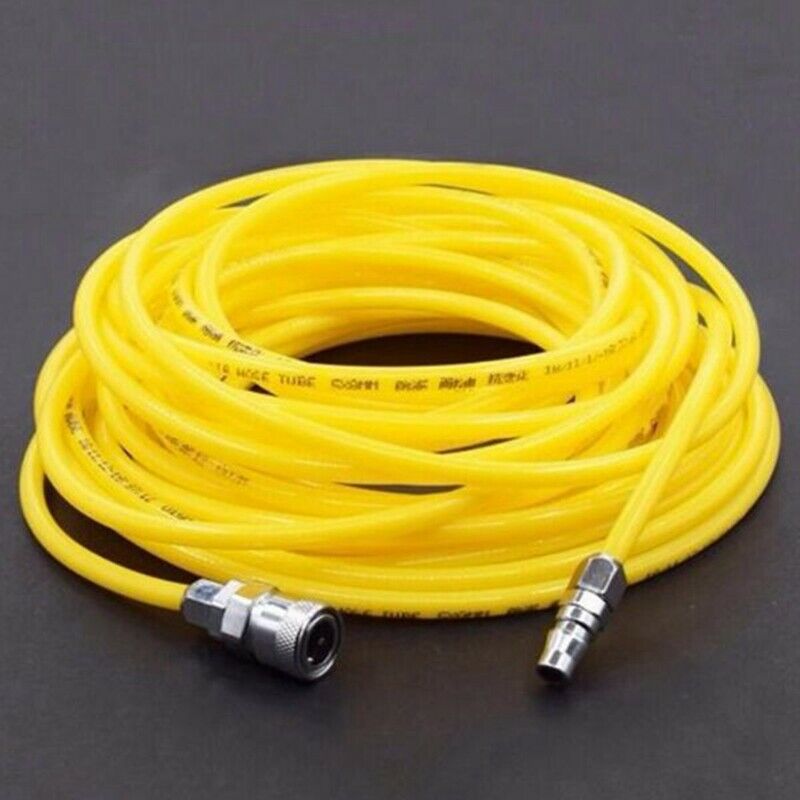 2X(5M PU Air Pipe 8X5mm Air Compressor Hose with Connector Z7C1)