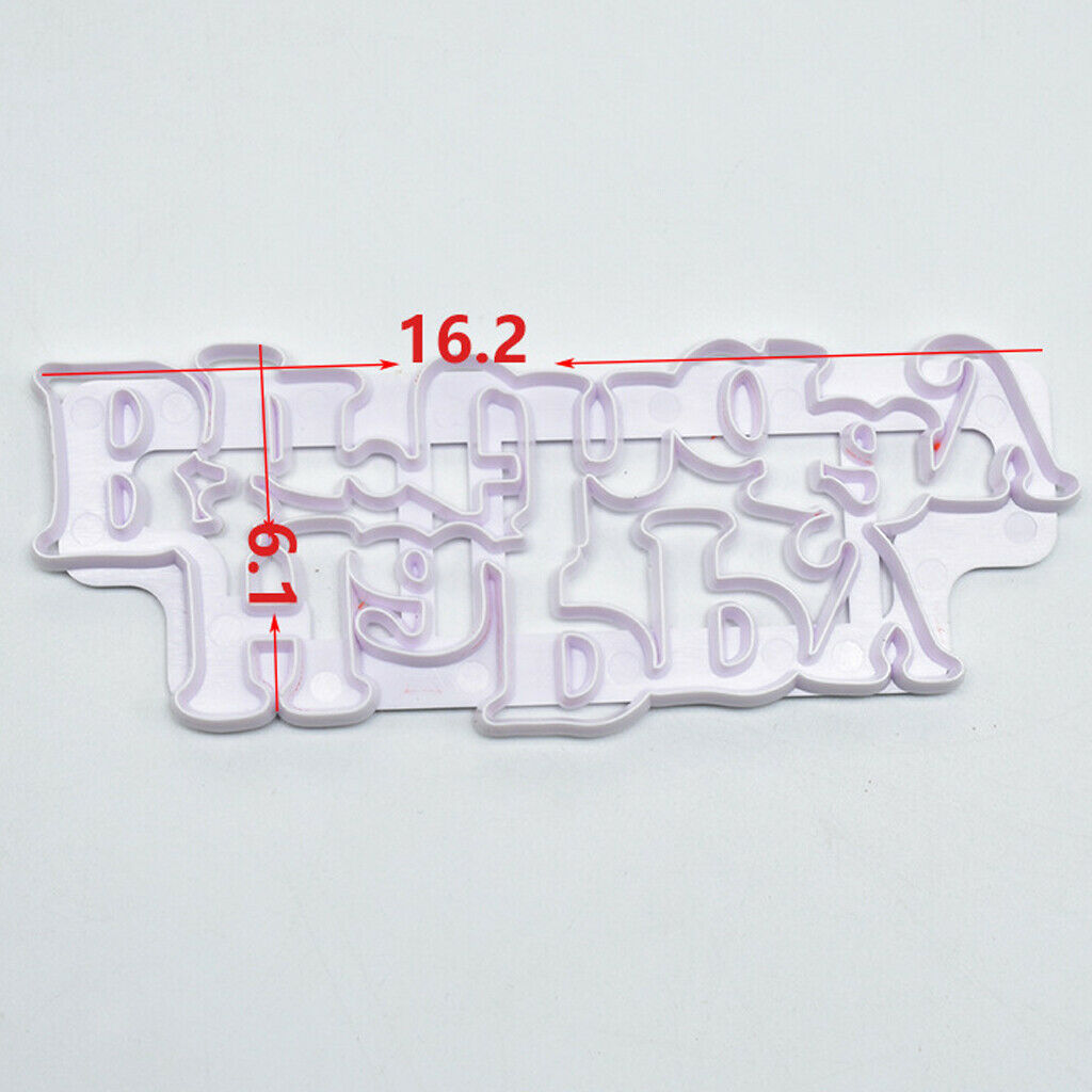 DIY Silicone Birthday Cake Decorating Mould Cookies Chocolate Baking Mold