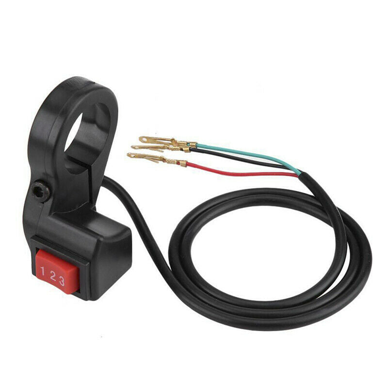 22mm 7/8in Handlebar Electric 3 Speed Module Switch For Motorcycle E-Bike.l8