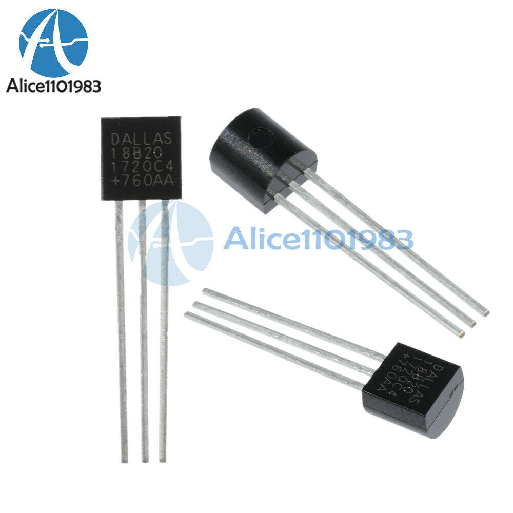 100PCS DALLAS DS18B20 18B20 TO-92 Thermometer Temperature Sensor