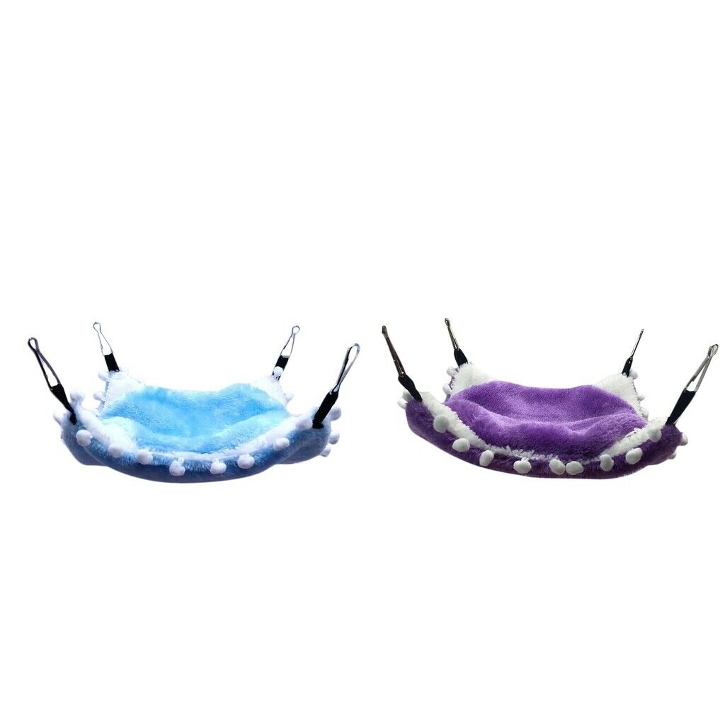 Set of 2 Small Animals Cage Hammock Hamster Sleeping Bed For Small Animals
