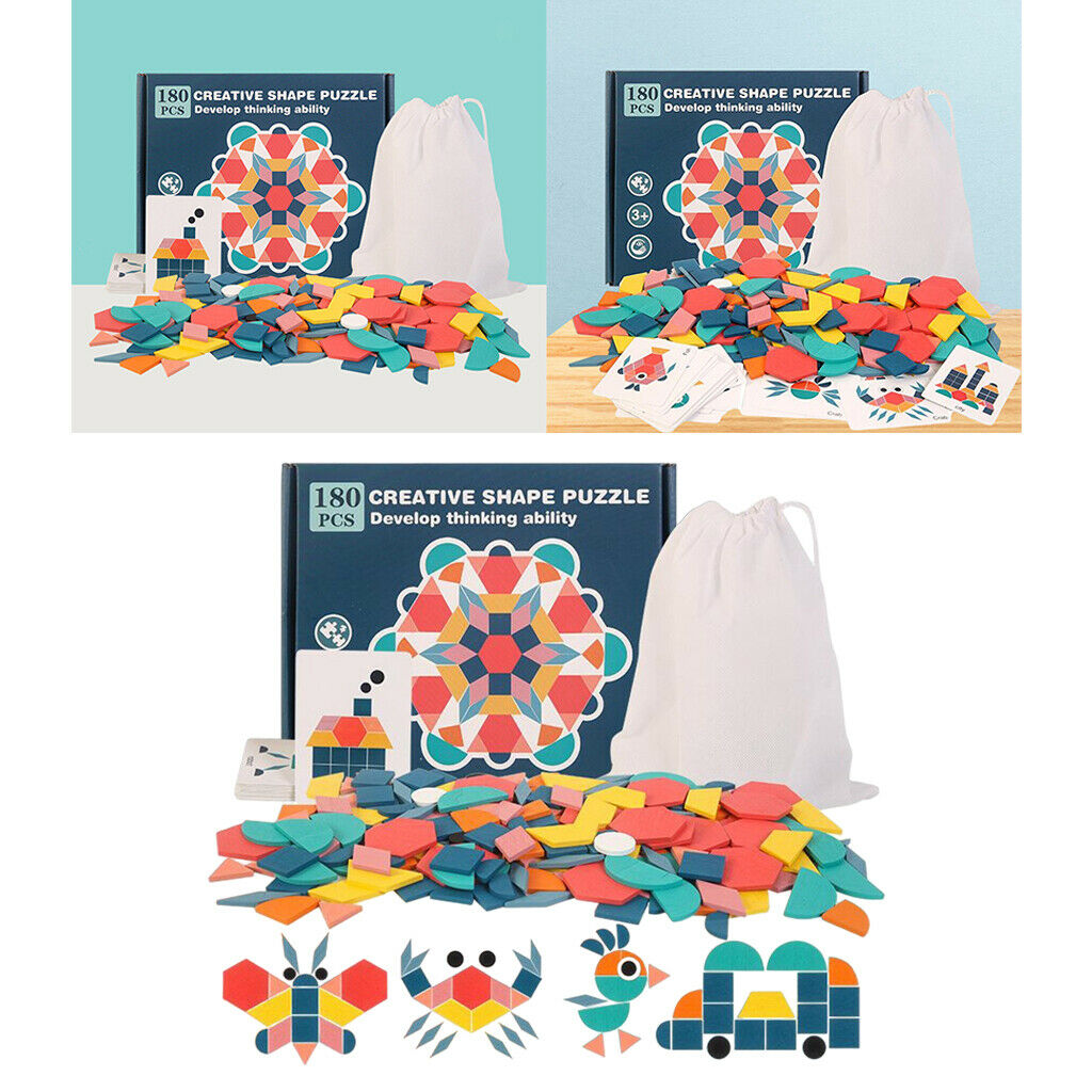 Wooden Jigsaw Puzzles Brain Teaser Montessori Toys for Toddlers Boy Gifts