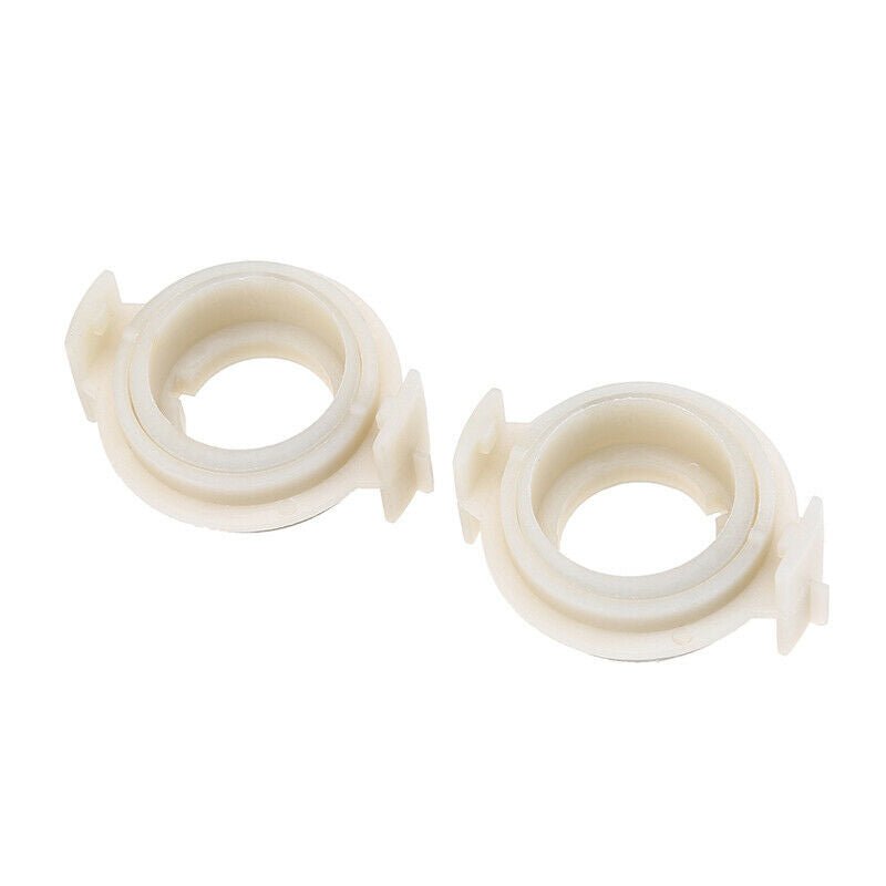 2x H7 LED Headlight Bulb Adapter Holder White forÂ BMW E46 3Series 325i 330i