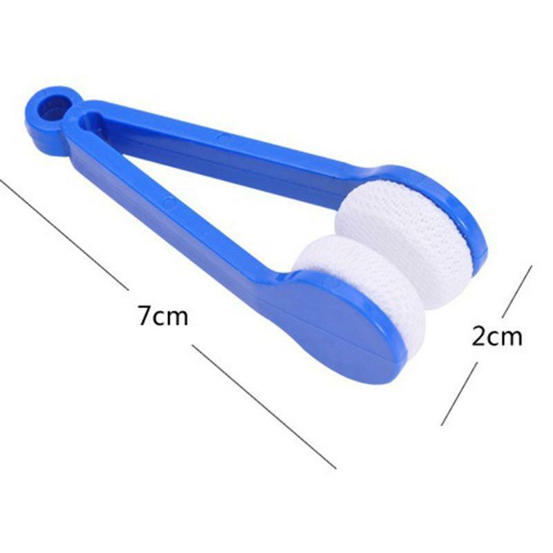 Portable Multifunctional Glasses Cleaning Rub Eyeglass Sunglasses Cleaner Brush