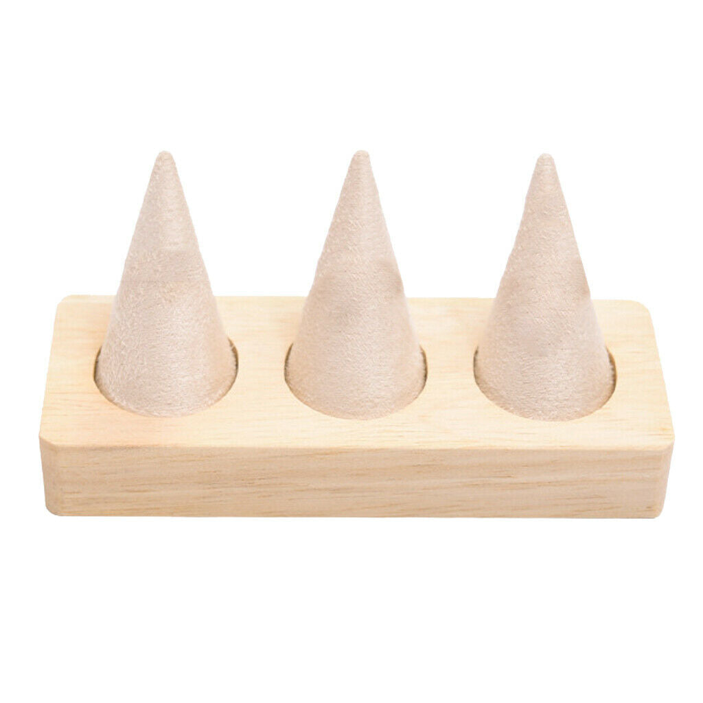 2Pcs   Jewelry   Display   Stand   Earrings   Pendants   Showcase   Tray