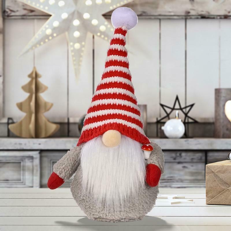 1x Holiday Gnome Handmade Swedish Tomte Christmas Elf Ornaments Farmhouse Decor