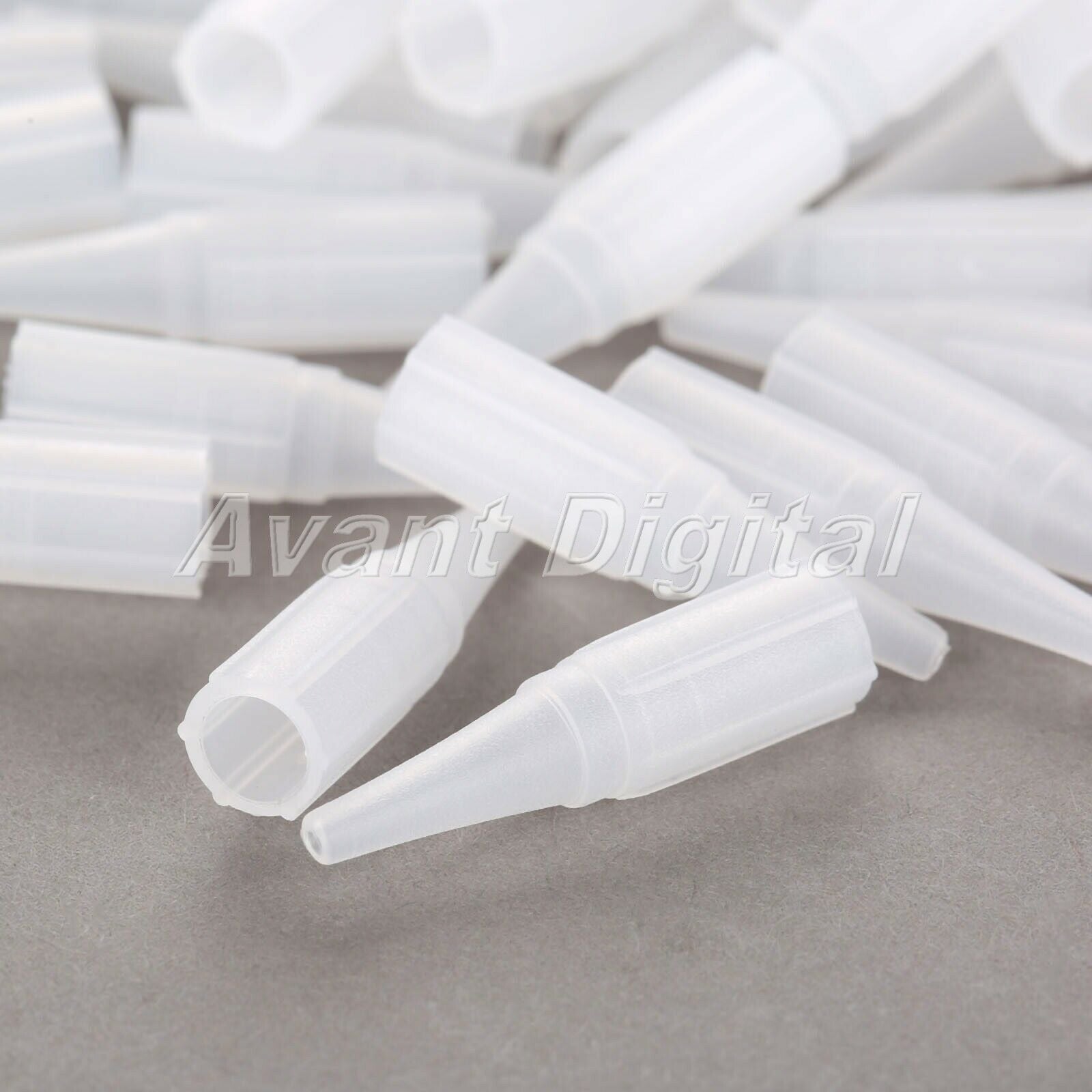 50x Disposable Round Mouth 5R Tattoo Needle Tips Permanent Eyebrow Tattoo Makeup