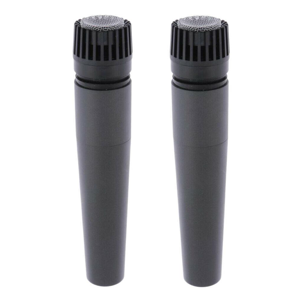 2 Packs 57LC Wired Microphone Hi-fidelity for Stage Conference Home KTV