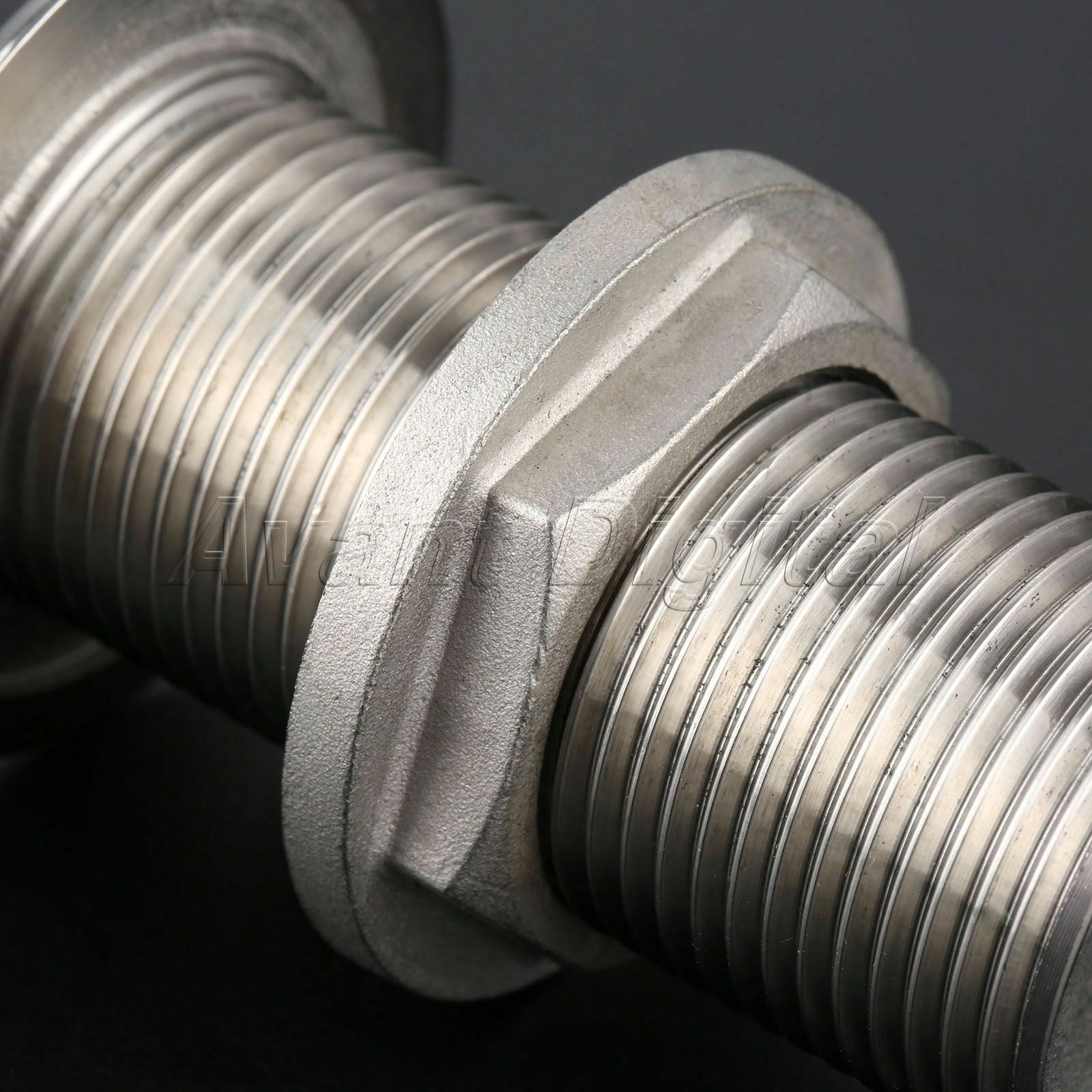 Stainless Steel Hardware Boat Thru Hull Fitting Drain Connector for 1" Hose