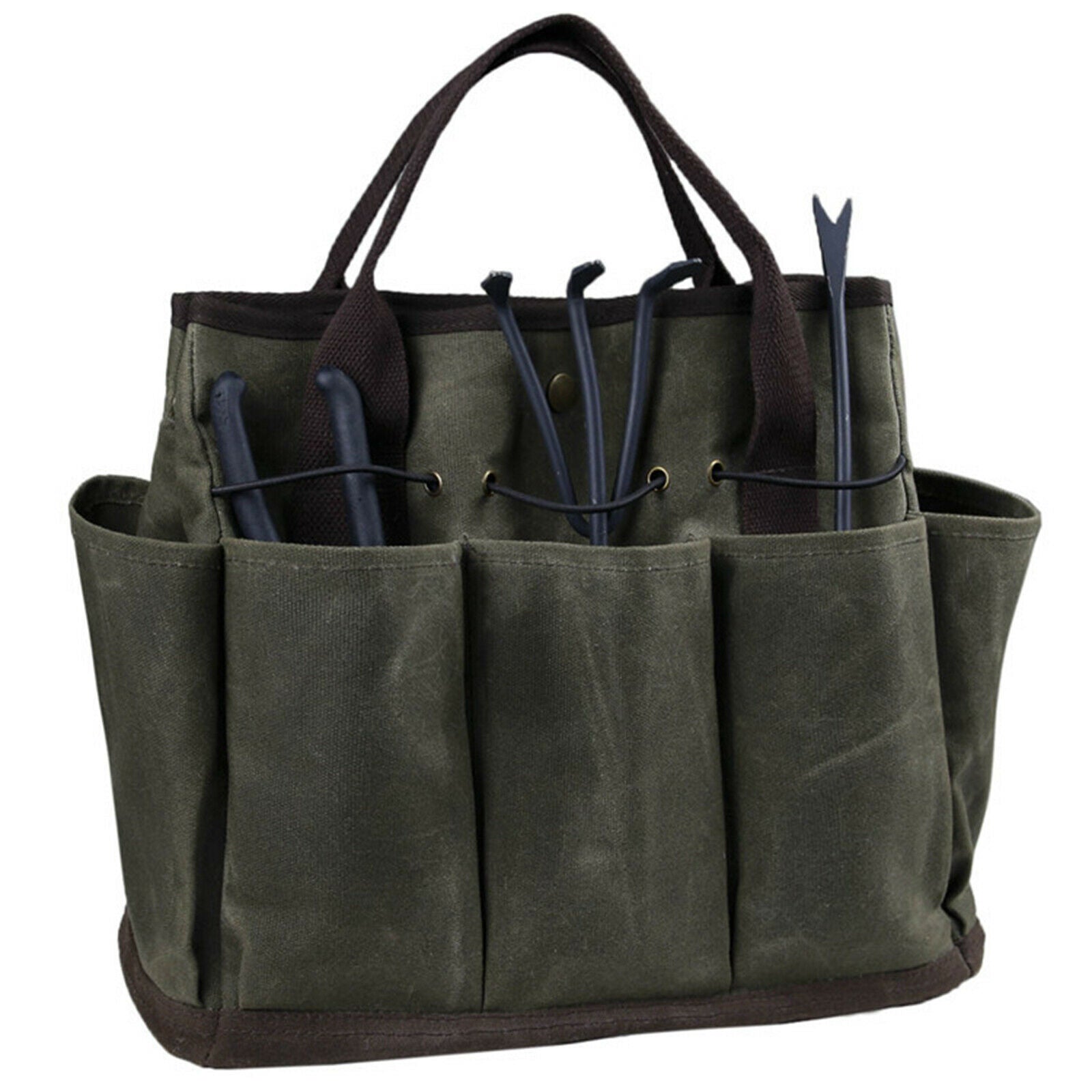 Garden Tool Bag with Pockets Garden Tote Organizer Bag for Outdoor Lawn Yard