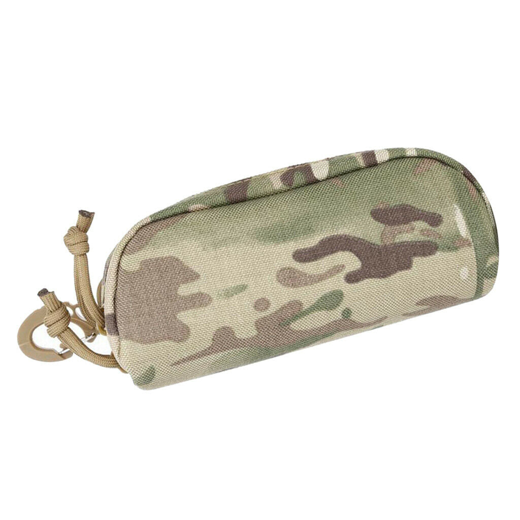 Sunglasses Storage   Accessory with D-rings Glasses Travel Carrier Camo