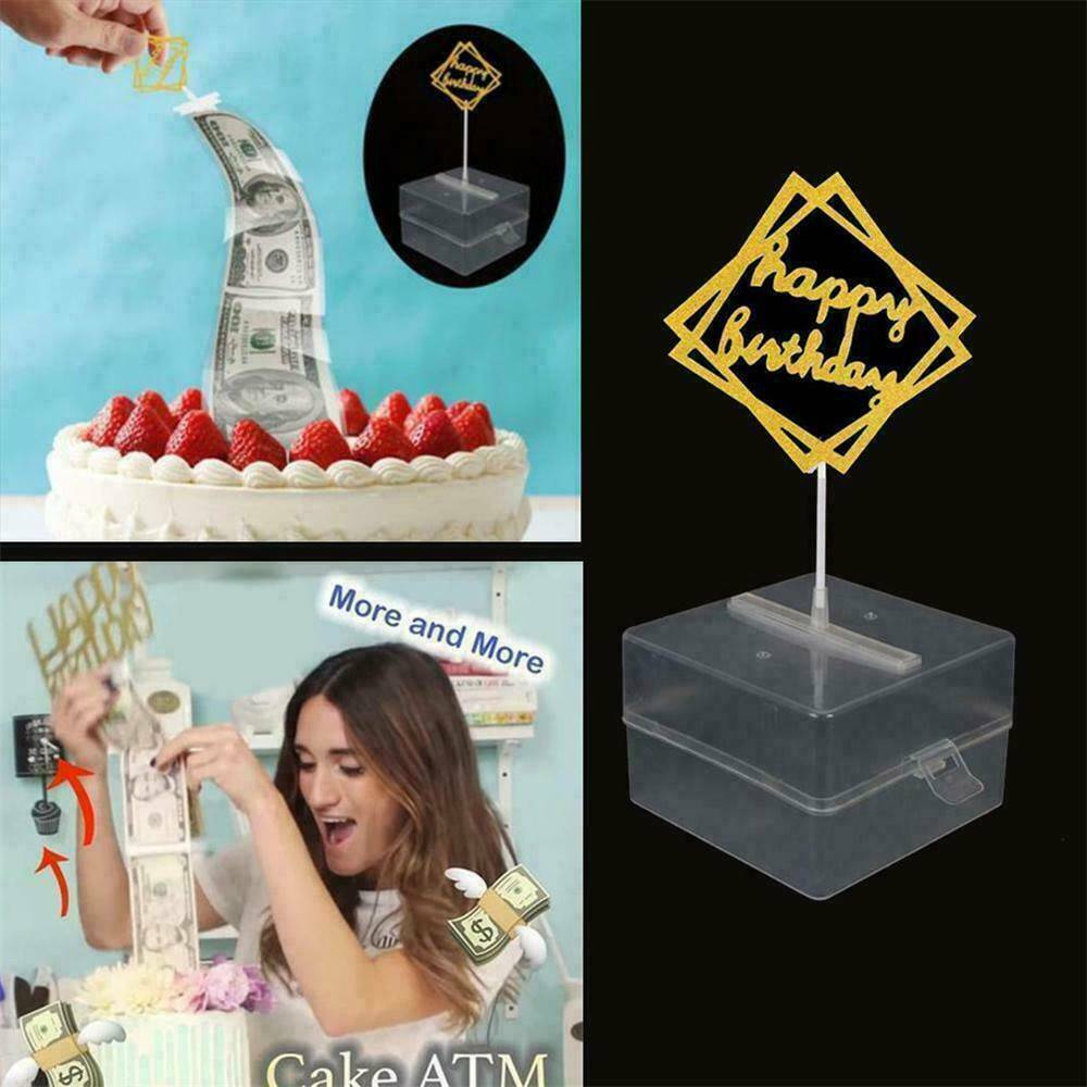 Newly Funny Cake ATM - Last day Suprise Money Box Best Gift For Birthday Party !