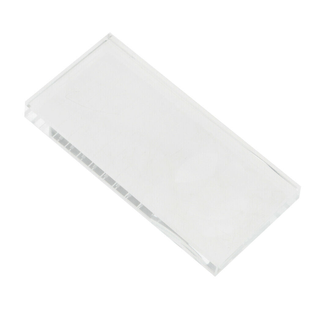 2 In 1 Eyelash Extension Crystal Glass Adhesive Eyelash Holder Palette