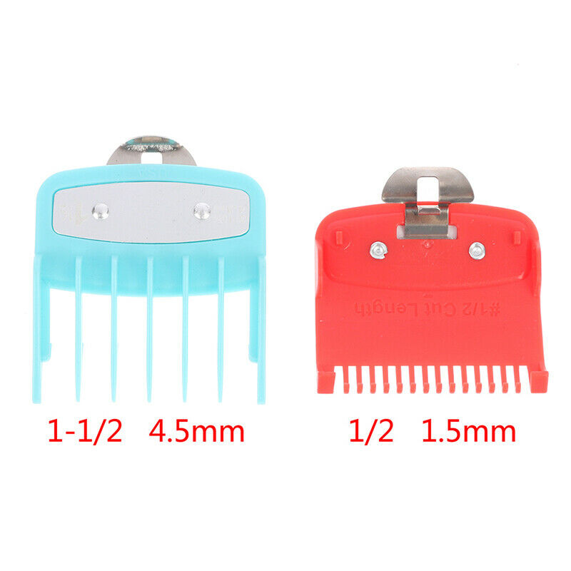 2pcs Cutting Guide Comb Hairdressing Tool 1.5mm 4.5mm Colour Clipper Attachm Rf
