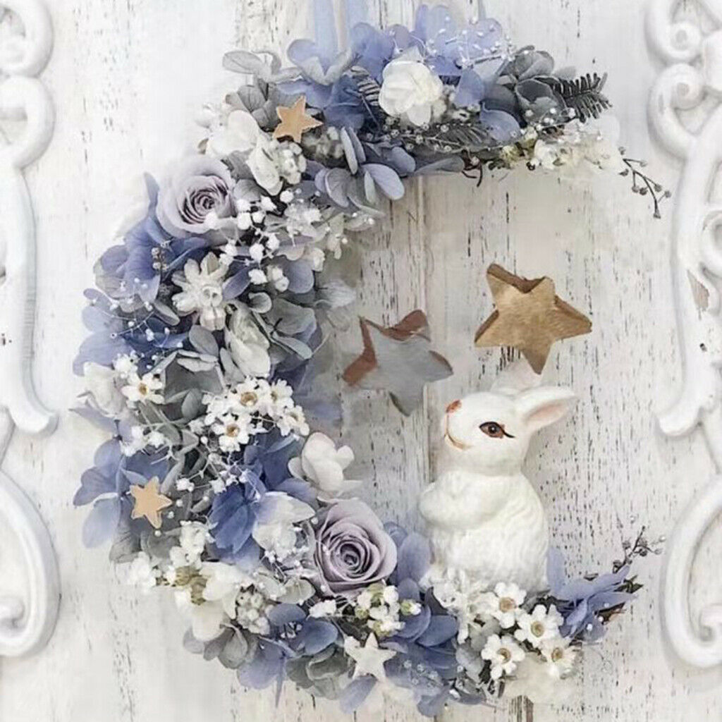 Wreath DIY Rattan Dried Vine Branch Garland Circle Frame Wedding Holiday Party