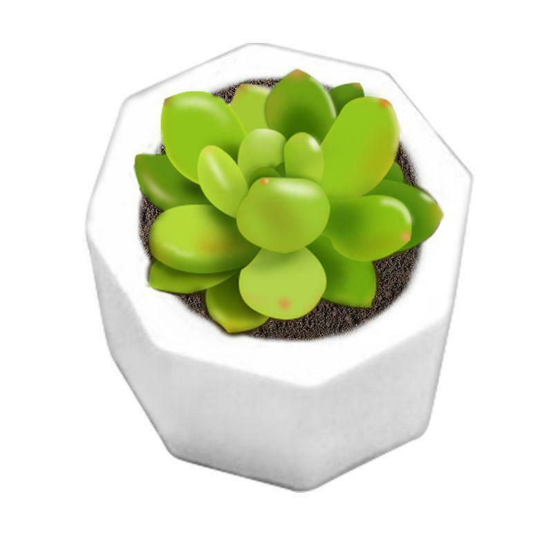 Cement Concrete Succulent Plants Cement Silicone Mold Polygonal Mould Flowerpot