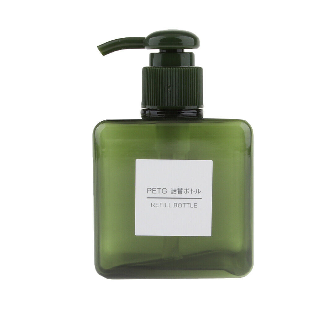 3pcs Foaming Soap Pump Dispenser Cosmetic Container Bottle Green