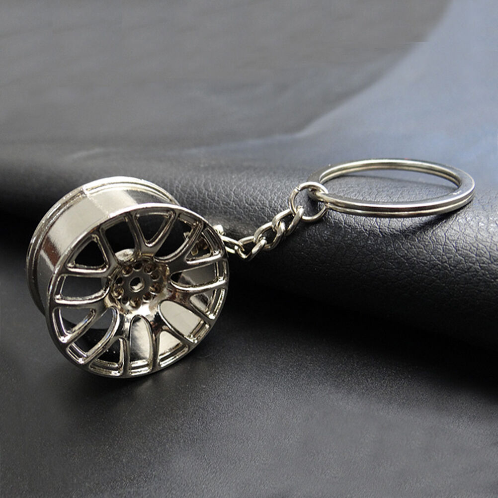 Creative Wheel Keychain Automotive Car Key Ring Chain Wheels JC.l8