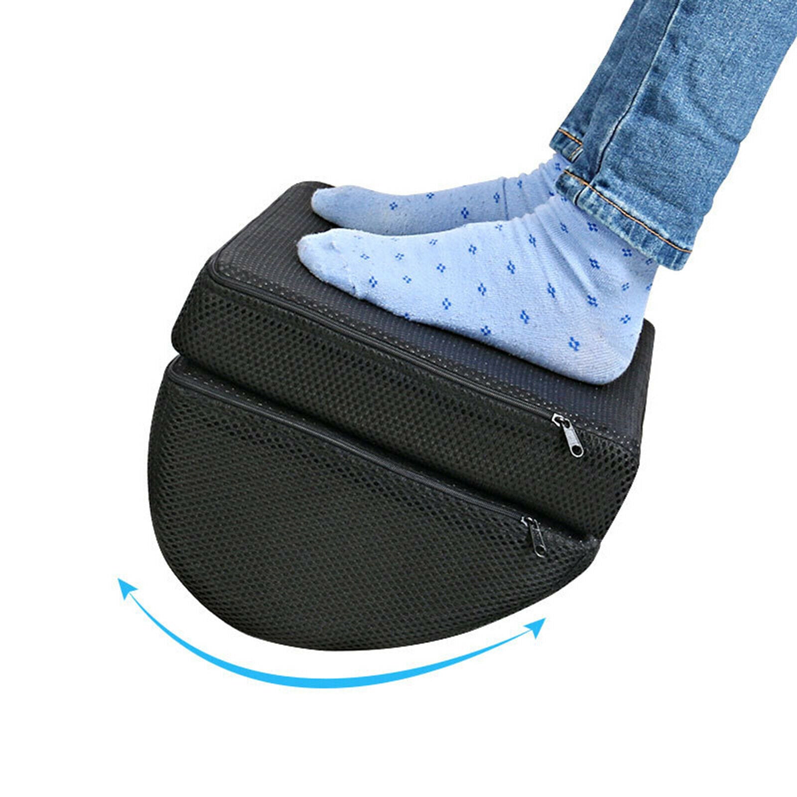 Elastic Adjustable Footrest Under Desk Cushion Pad Travel Relieve Fatigue