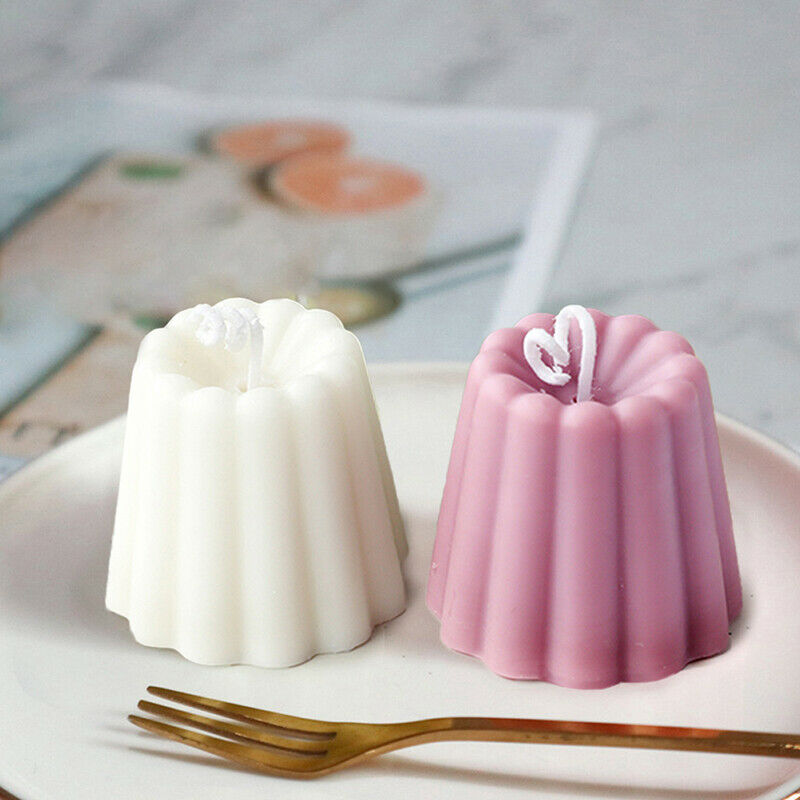 DIY Silicone Candle Mold For Handmade Making Cylinder Aroma Wax 6 Cavity .l8
